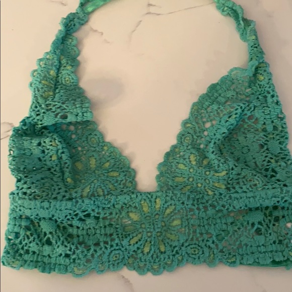 Final Call ✨Fredericks of Hollywood green bralette size small - Picture 2 of 8